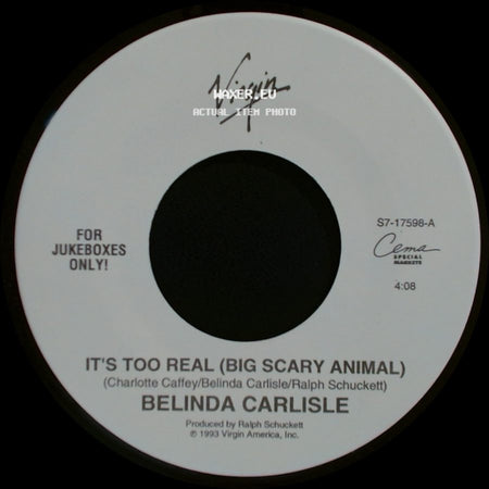 Belinda Carlisle - It's Too Real (Big Scary Animal) / Windows Of The World side A