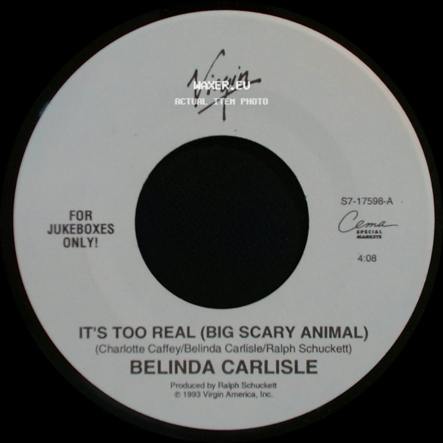 Belinda Carlisle - It's Too Real (Big Scary Animal) / Windows Of The World side A