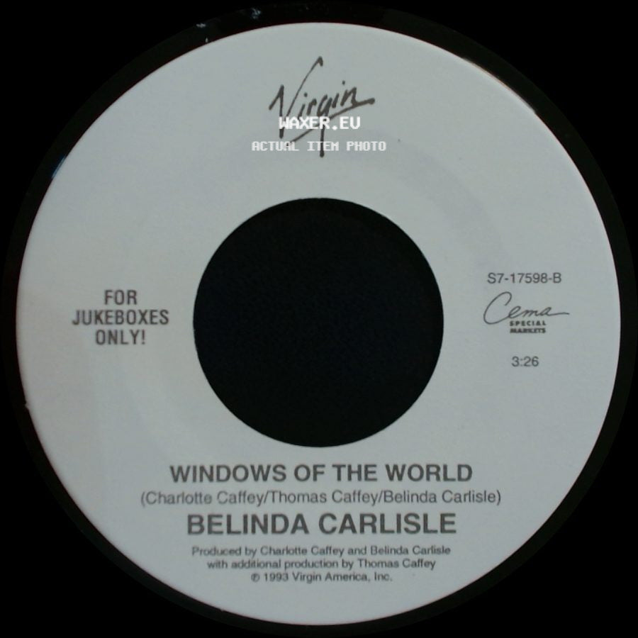 Belinda Carlisle - Windows Of The World / It's Too Real (Big Scary Animal) side A