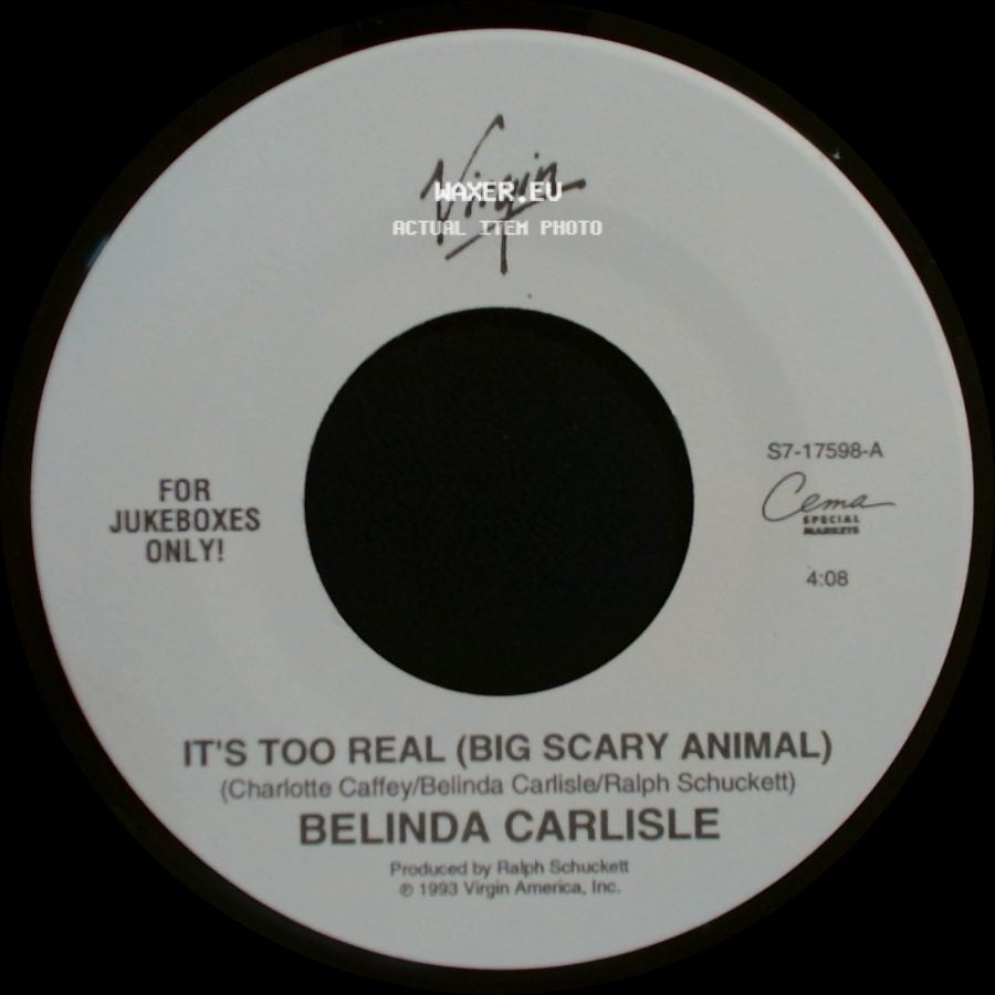 Belinda Carlisle - Windows Of The World / It's Too Real (Big Scary Animal) side B