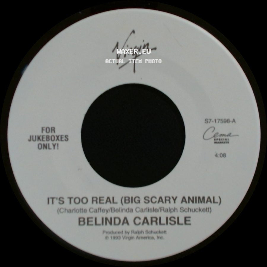 Belinda Carlisle - It's Too Real (Big Scary Animal) / Windows Of The World side A