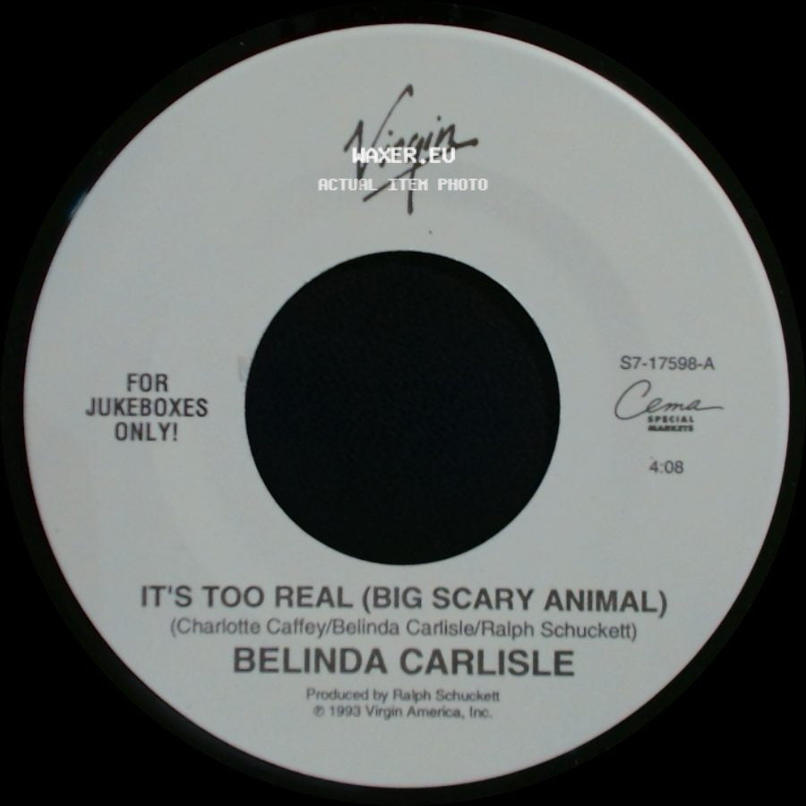 Belinda Carlisle - It's Too Real (Big Scary Animal) / Windows Of The World side A