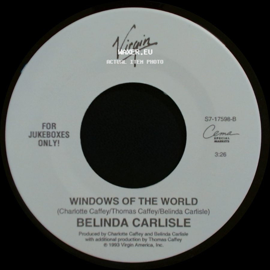 Belinda Carlisle - It's Too Real (Big Scary Animal) / Windows Of The World side B