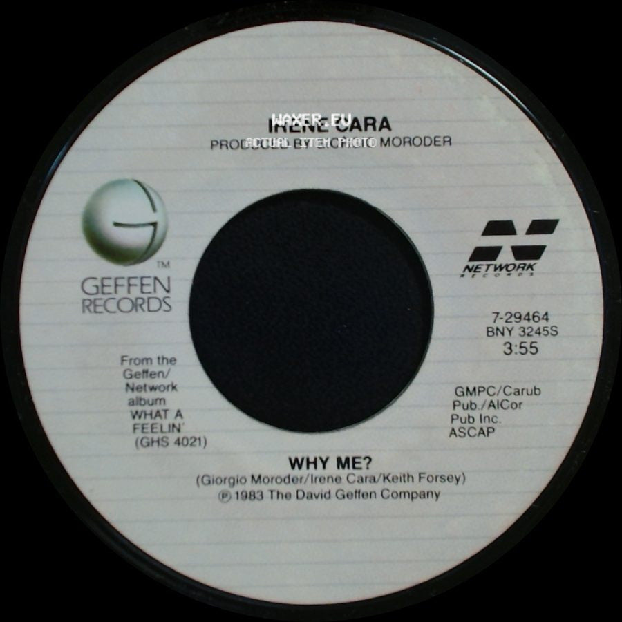 Irene Cara - Talk Too Much / Why Me? side B