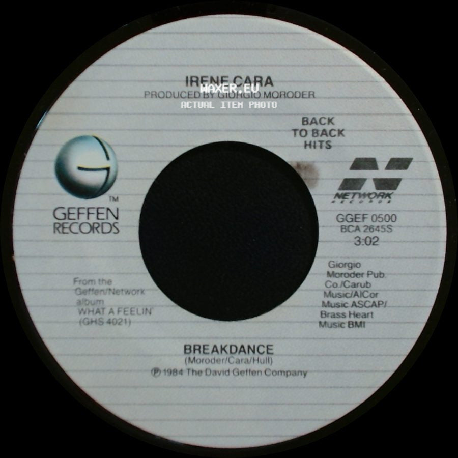 Irene Cara - Breakdance / Why Me? side A