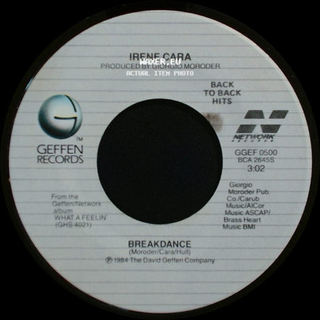 Irene Cara - Breakdance / Why Me? side A
