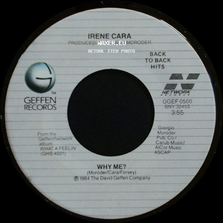 Irene Cara - Breakdance / Why Me? side B