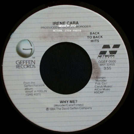 Irene Cara - Breakdance / Why Me? side B