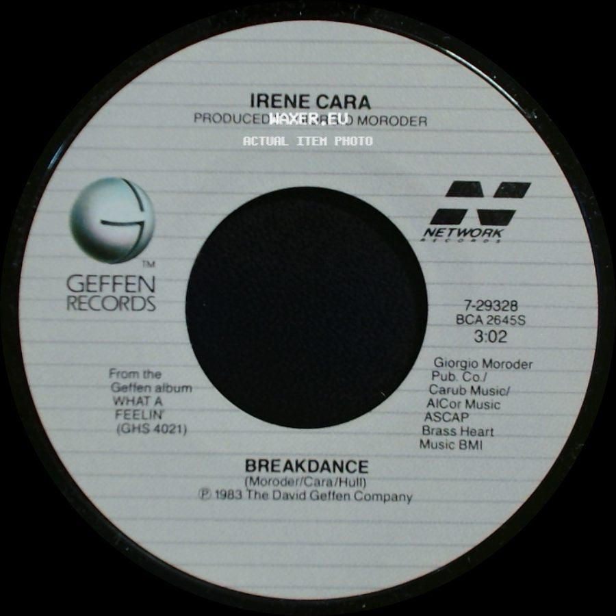 Irene Cara - Cue Me Up / Breakdance side B