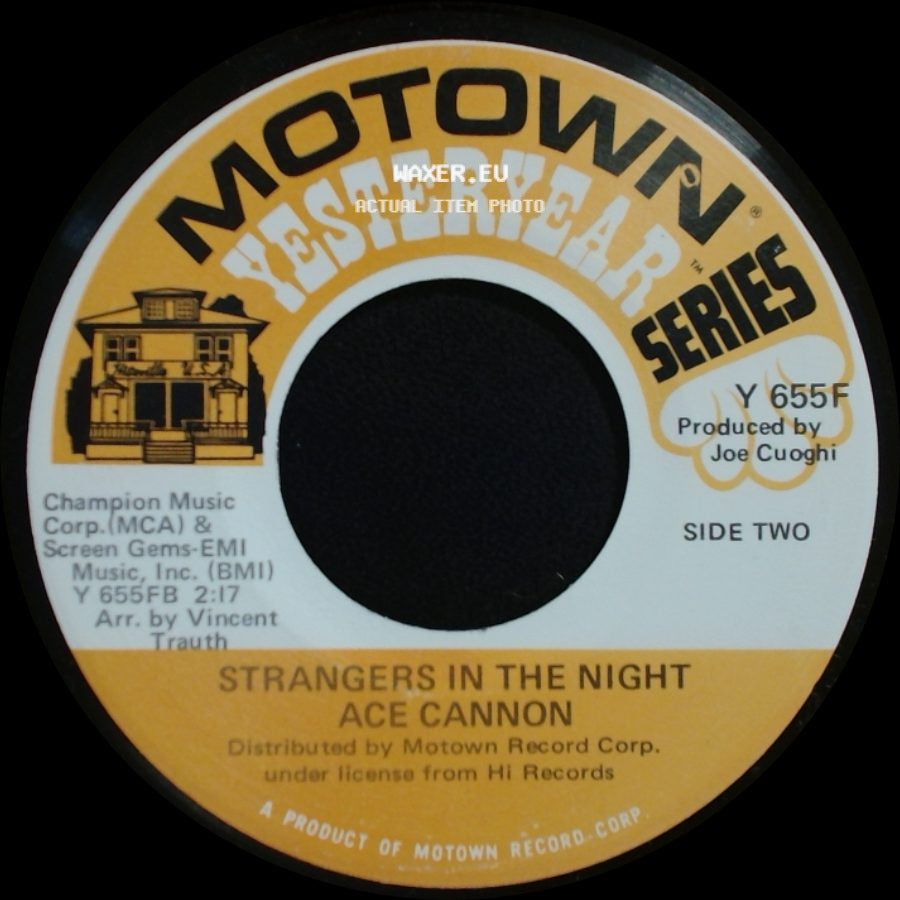Ace Cannon - Somewhere My Love / Strangers In The Night side B