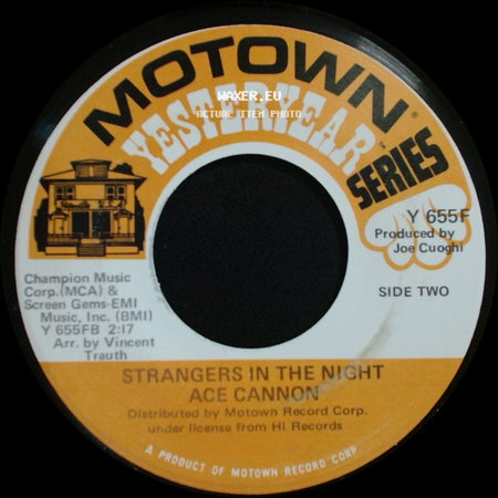 Ace Cannon - Somewhere My Love / Strangers In The Night side B