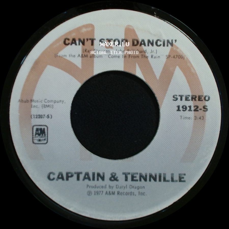 Captain & Tennille - Mis Canciones (The Good Songs) / Can't Stop Dancin' side B