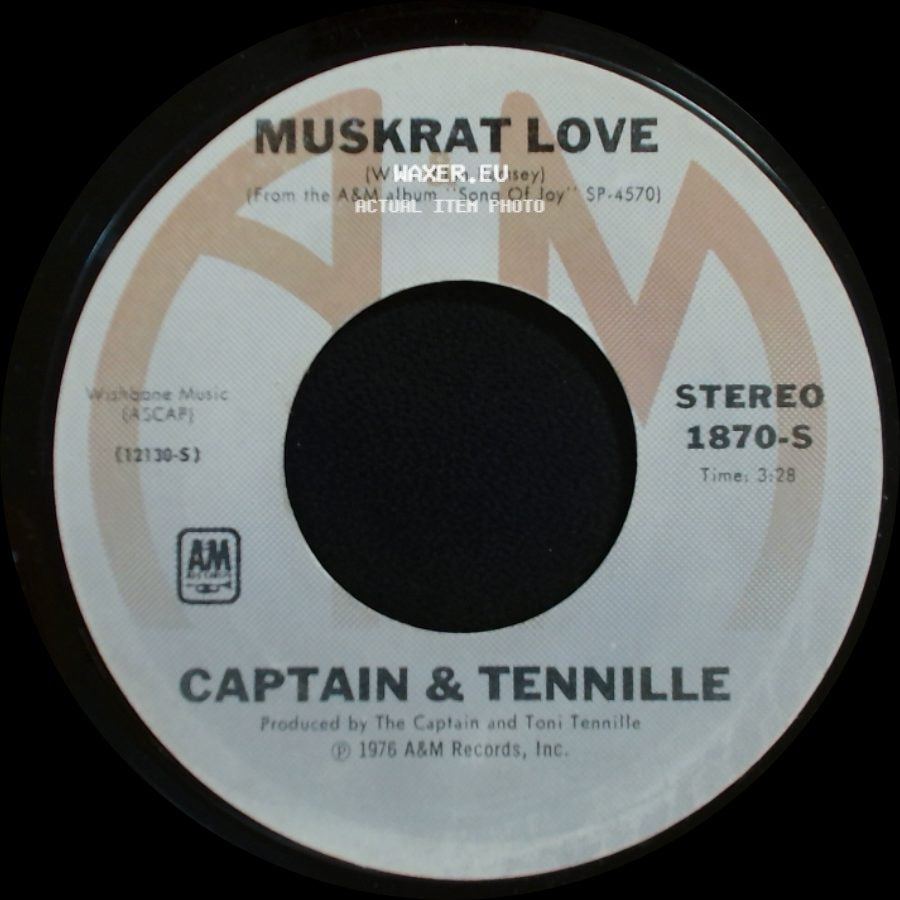 Captain & Tennille - Honey Come Love Me / Muskrat Love side B