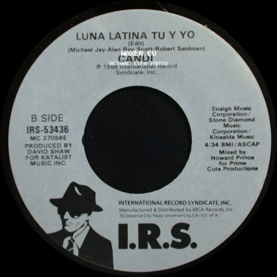 Candi - Dancing Under A Latin Moon (Edit) / Luna Latina Tu Y Yo (Edit) side B