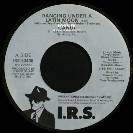 Candi - Dancing Under A Latin Moon (Edit) / Luna Latina Tu Y Yo side A