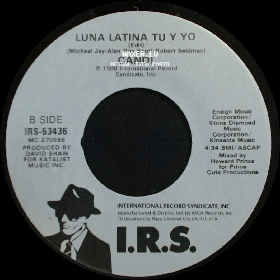 Candi - Dancing Under A Latin Moon (Edit) / Luna Latina Tu Y Yo side B