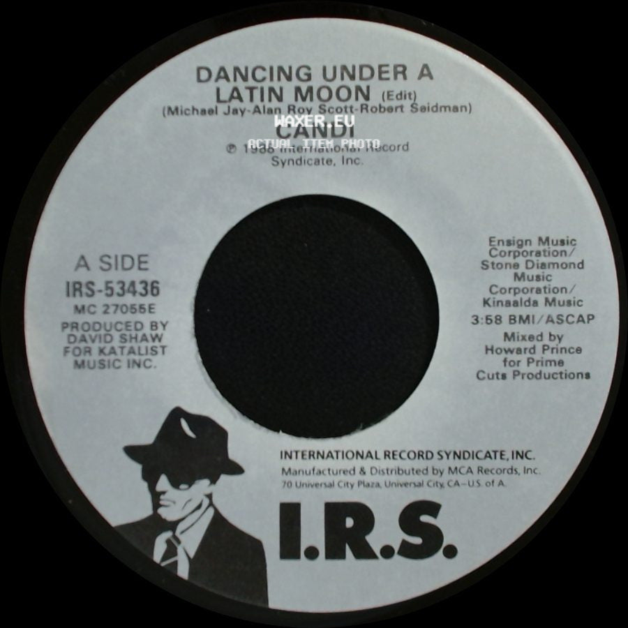Candi - Dancing Under A Latin Moon (Edit) / Luna Latina Tu Y Yo (Edit) side A