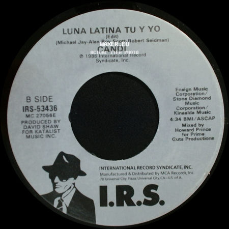 Candi - Dancing Under A Latin Moon (Edit) / Luna Latina Tu Y Yo (Edit) side B