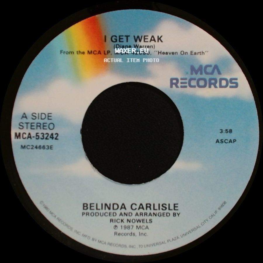 Belinda Carlisle - I Get Weak / Should I Let You In ? side A