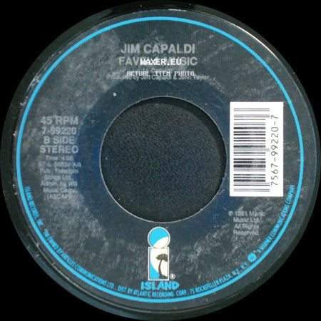 Jim Capaldi - Some Come Running / Favela Music side B