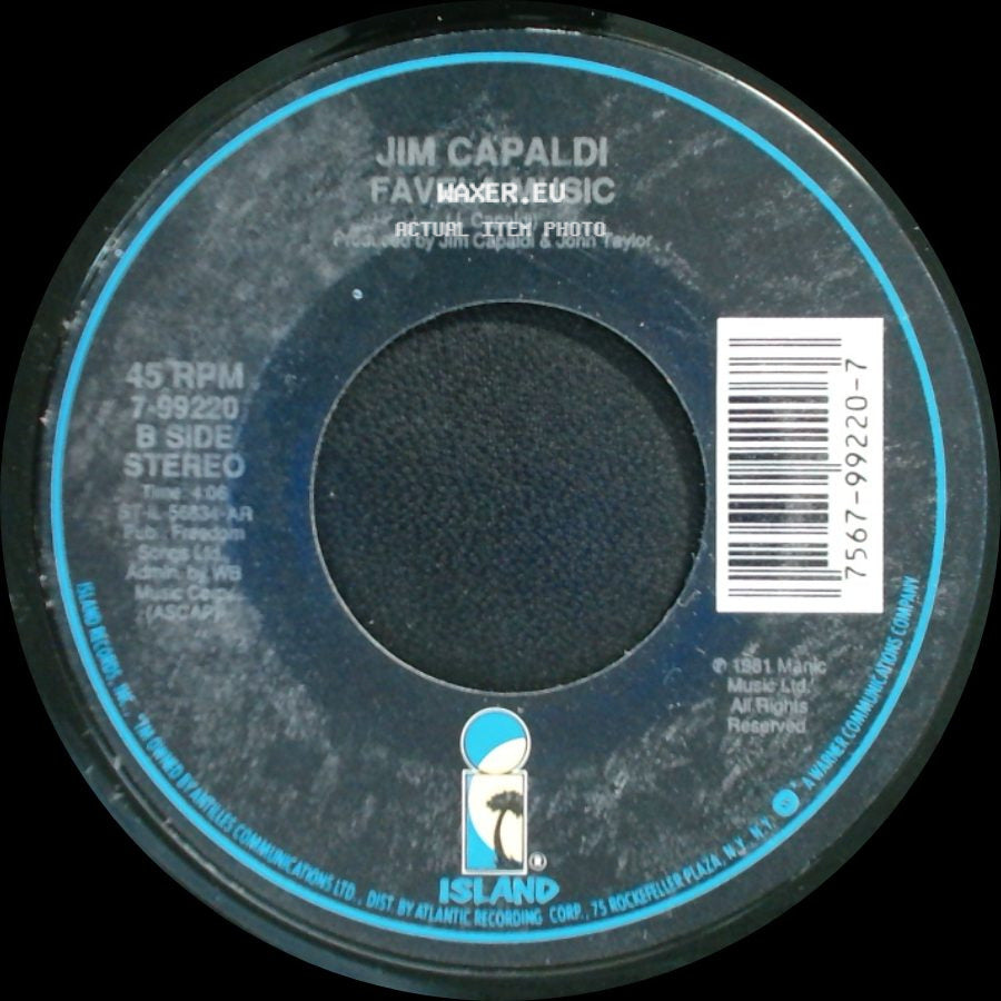 Jim Capaldi - Some Come Running / Favela Music side B