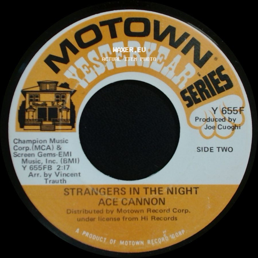 Ace Cannon - Somewhere My Love / Strangers In The Night side B