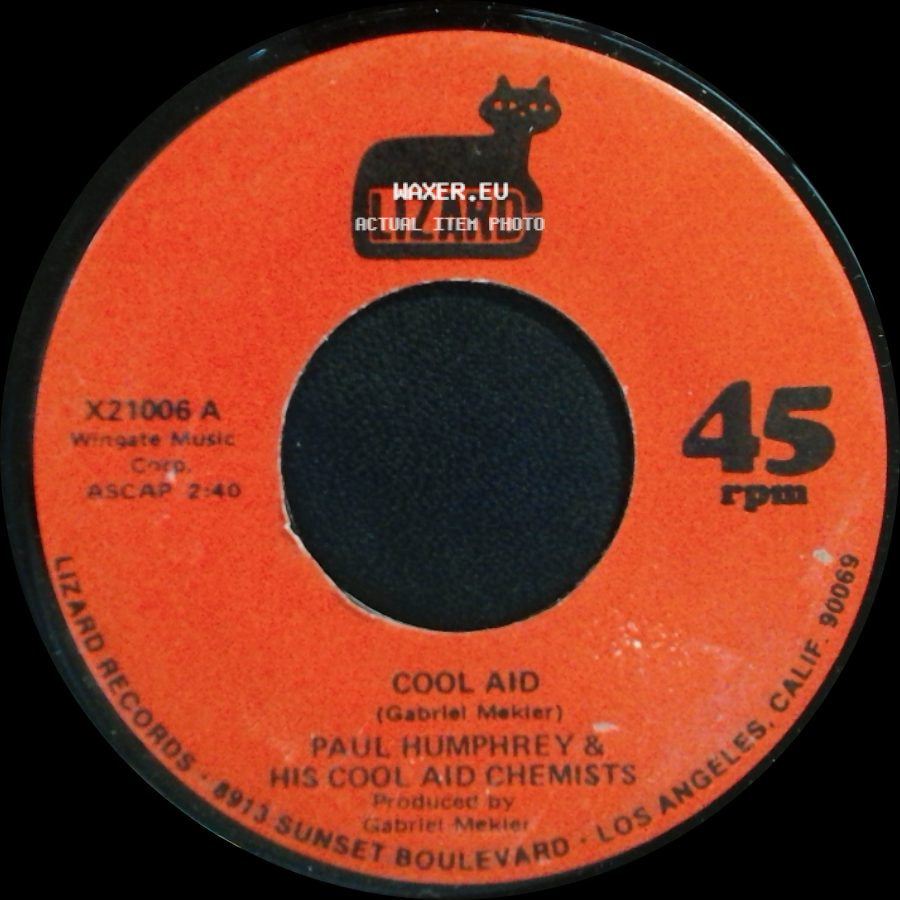 Paul Humphrey & His Cool Aid Chemists - Cool Aid / Detroit side A