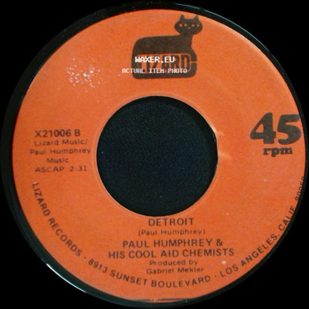 Paul Humphrey & His Cool Aid Chemists - Cool Aid / Detroit side B