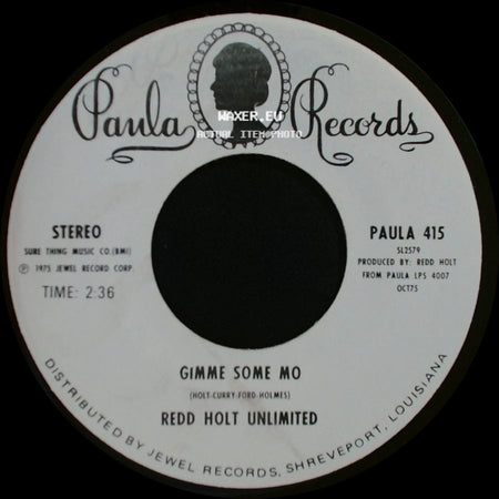Redd Holt Unlimited - Nothing From Nothing / Gimme Some Mo side B