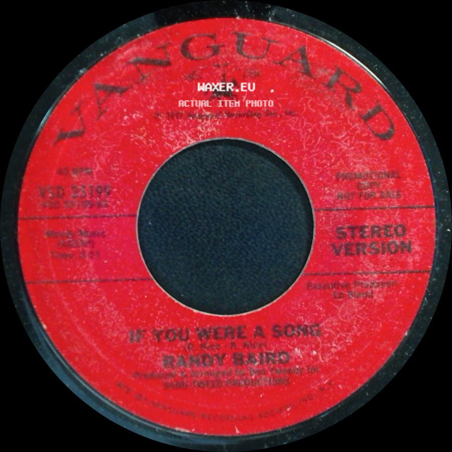 Randy Baird / Randy Band - If You Were A Song / If You Were A Song side A