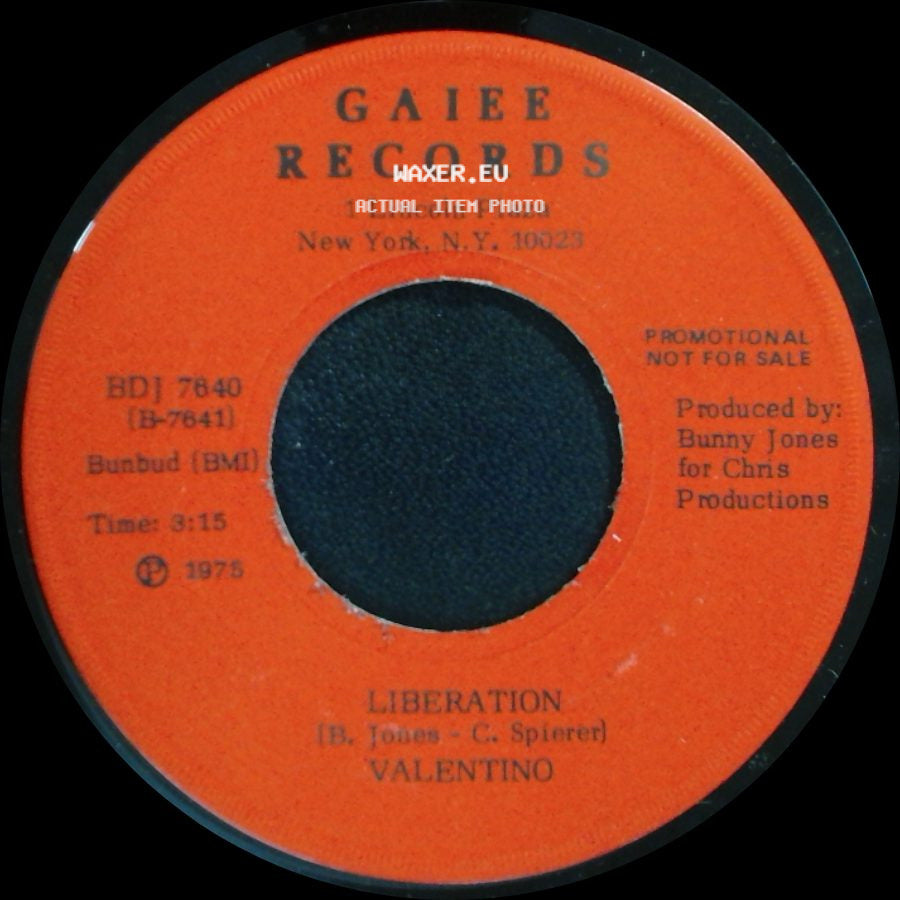 Valentino - Liberation / I Was Born This Way side A