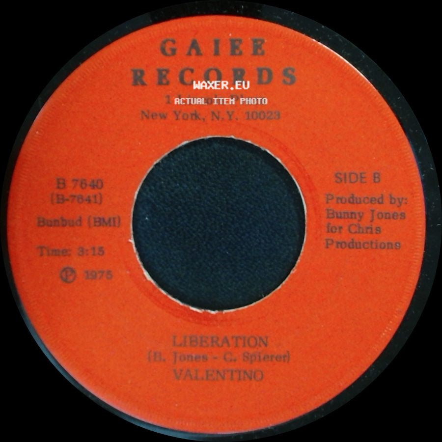 Valentino - I Was Born This Way / Liberation side B