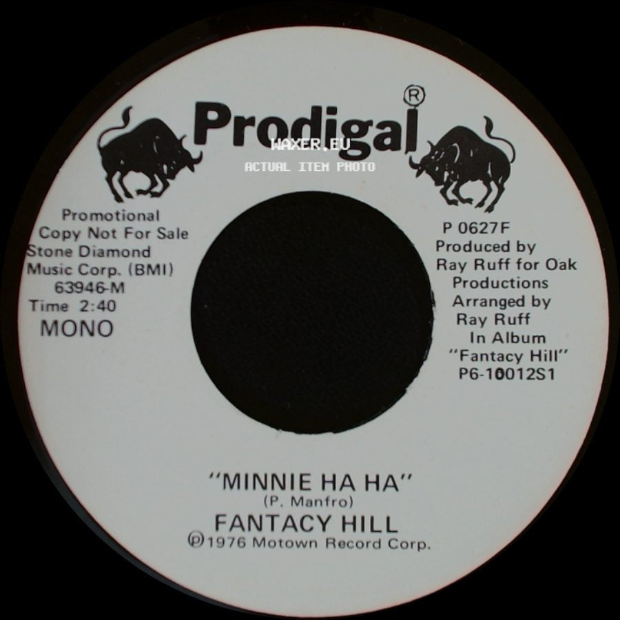 Fantacy Hill - Minnie Ha Ha / Minnie Ha Ha side A
