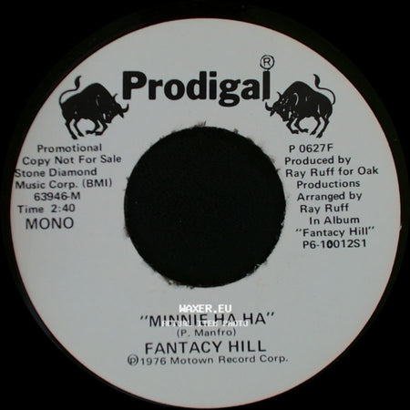 Fantacy Hill - Minnie Ha Ha / Minnie Ha Ha side A