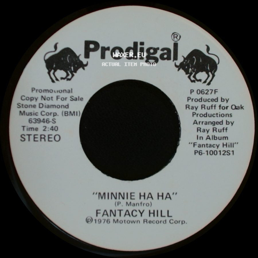 Fantacy Hill - Minnie Ha Ha / Minnie Ha Ha side B