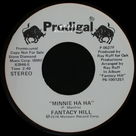 Fantacy Hill - Minnie Ha Ha / Minnie Ha Ha side B