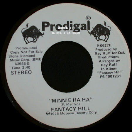 Fantacy Hill - Minnie Ha Ha / Minnie Ha Ha side A