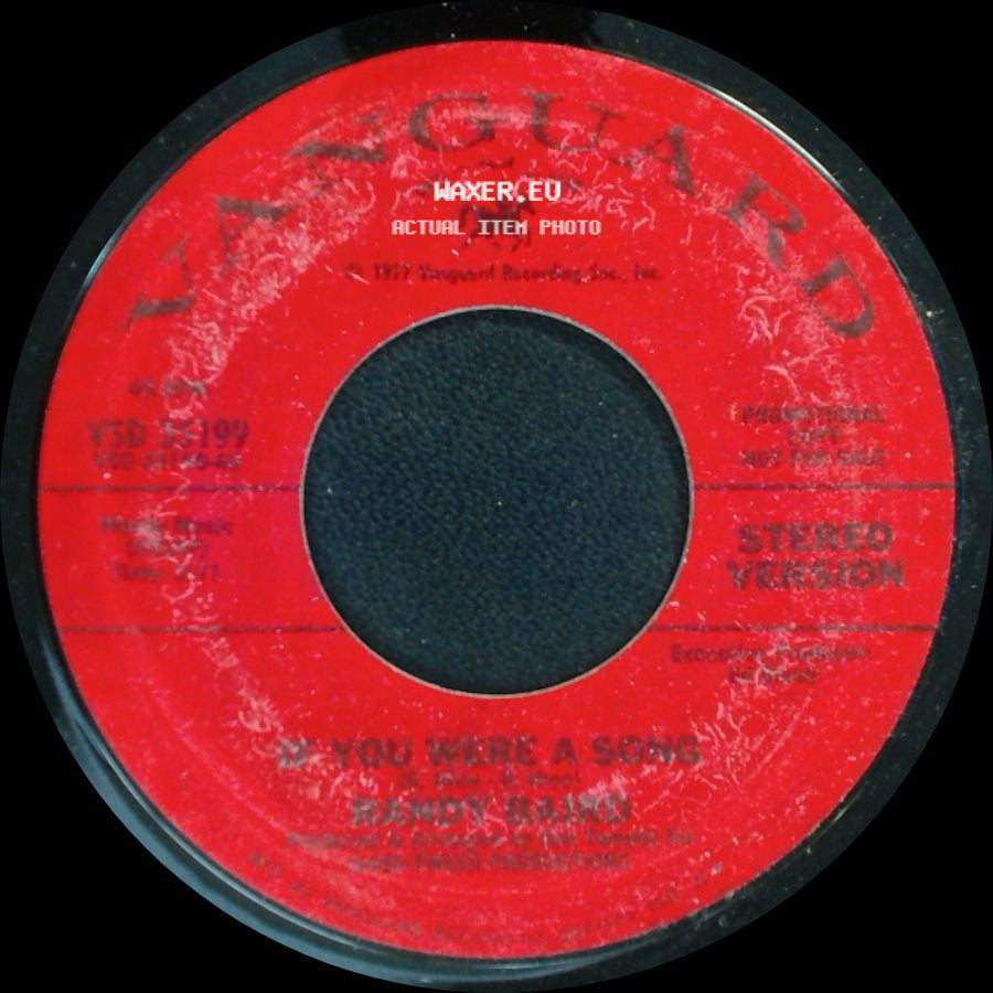 Randy Bishop / Randy Ramos - If You Were A Song / If You Were A Song side A