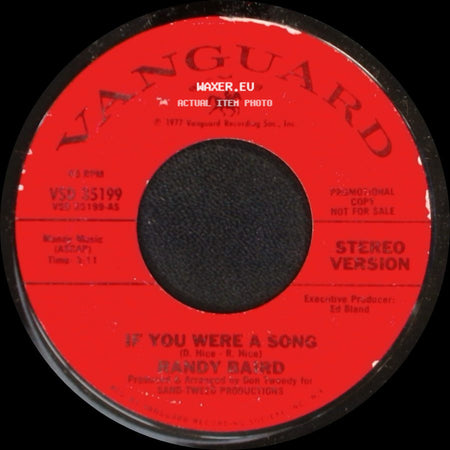 Randy Baird - If You Were A Song / If You Were A Song side B
