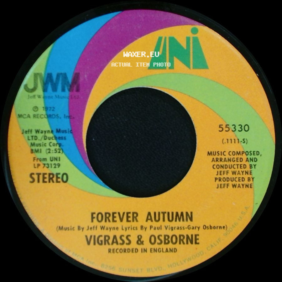 Vigrass & Osborne - Forever Autumn / Men Of Learning side A