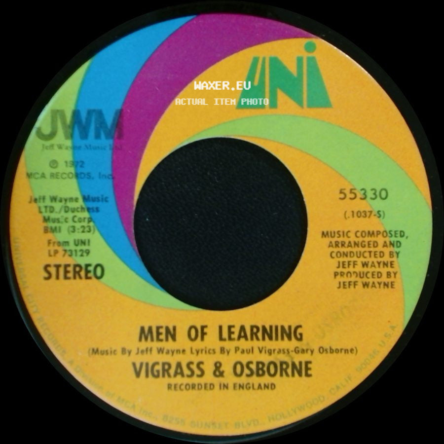Vigrass & Osborne - Forever Autumn / Men Of Learning side B