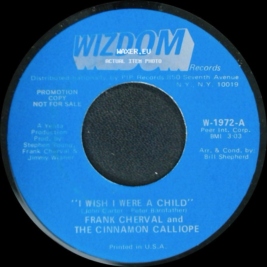 Frank Cherval And The Cinnamon Calliope - Devils Are Dancing Tonight / I Wish I Were A Child side B