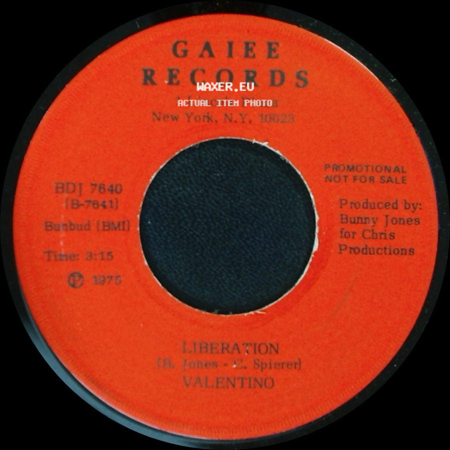 Valentino - I Was Born This Way / Liberation side B