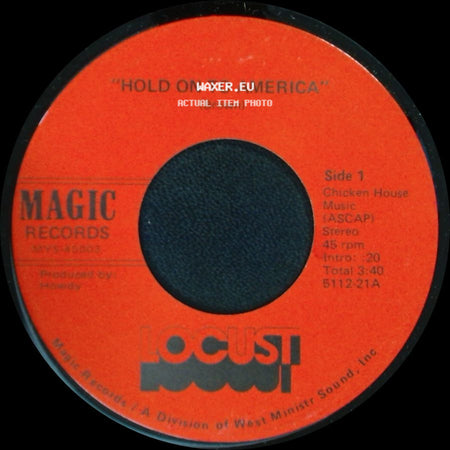 Unknown Artist - Hold On To America / "You Should Have Just Cried" side A