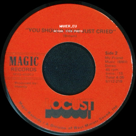 Unknown Artist - Hold On To America / "You Should Have Just Cried" side B