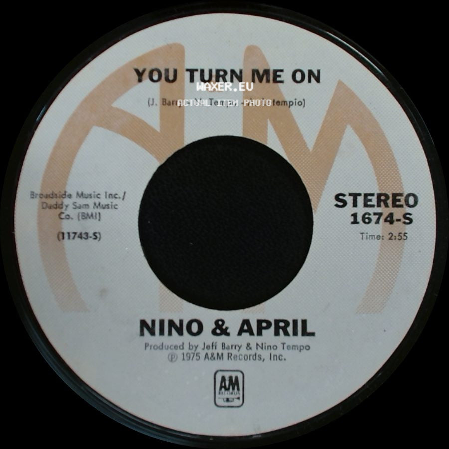 Nino & April - Never Had A Lover / You Turn Me On side B
