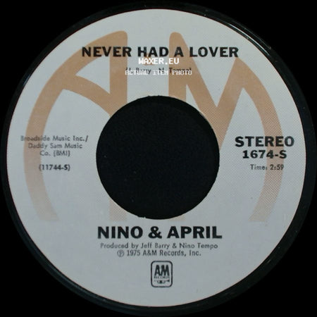 Nino & April - You Turn Me On / Never Had A Lover side B