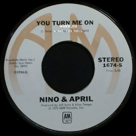 Nino & April - Never Had A Lover / You Turn Me On side B