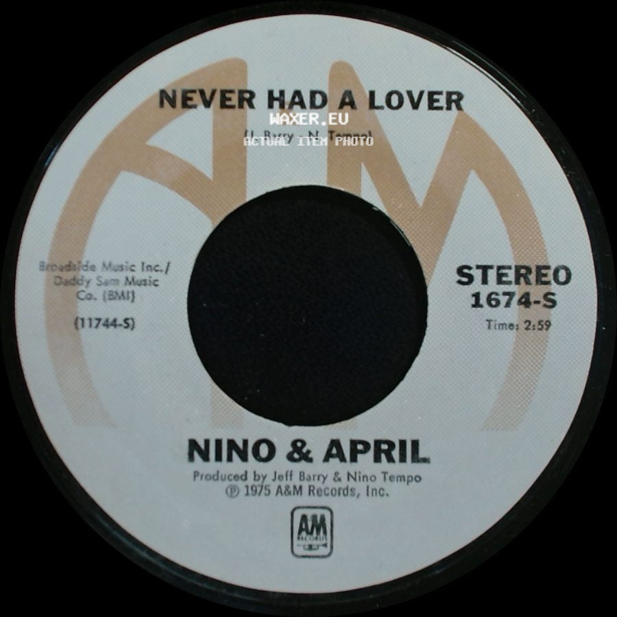 Nino & April - Never Had A Lover / You Turn Me On side A