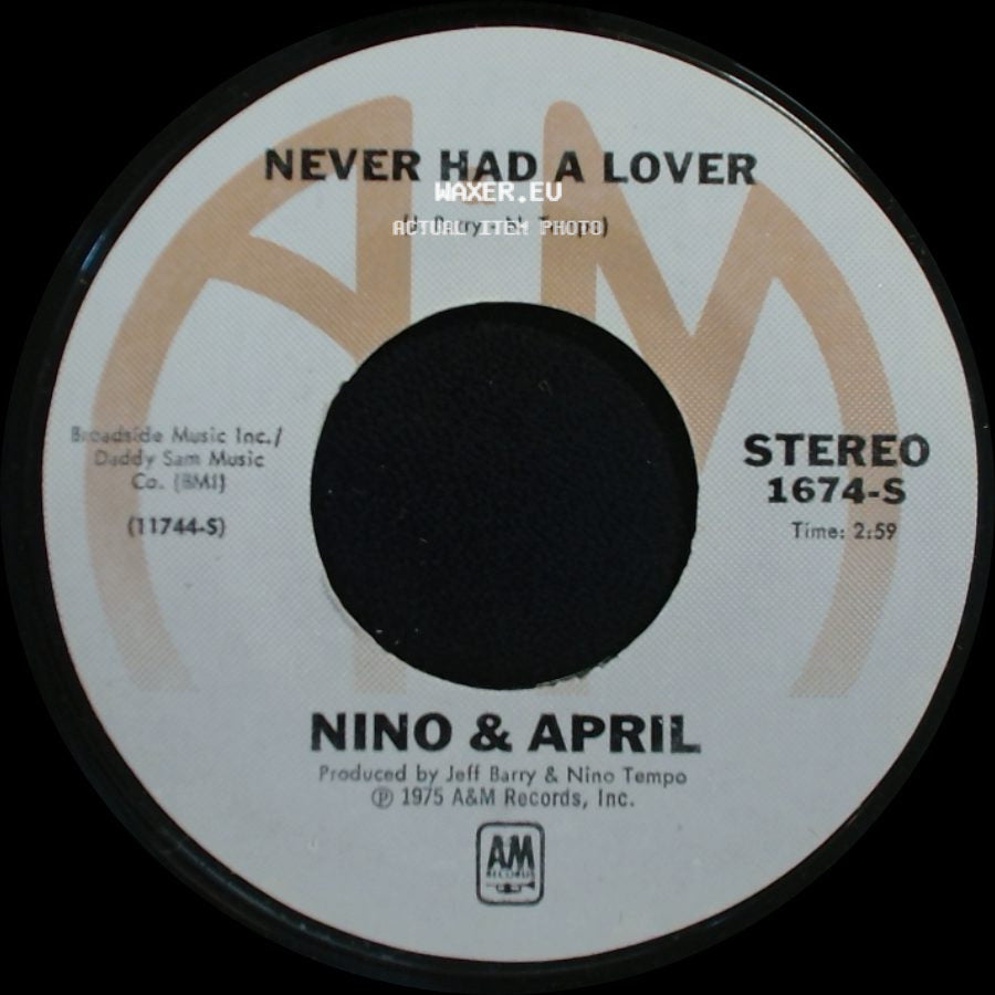 Nino & April - You Turn Me On / Never Had A Lover side B